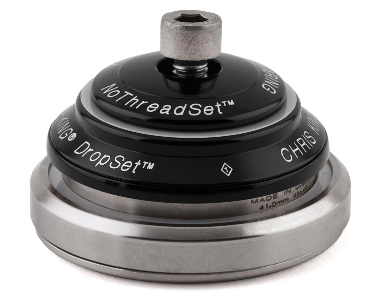 Chris King DropSet 3 Headset (Black) (1-1/8" to 1-1/2") (36°) (IS41/28.6) (IS52/40)